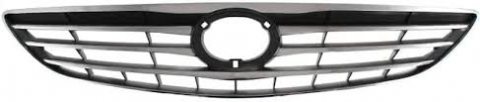 5310106050 GRILLE- MATTE BLACK- W/ MATTE CHROME BARS & SURROUND- LE / XLE MODELS- USA BUILT OEM auto part
