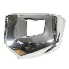 521130C040 BUMPER END, LH (DRIVER SIDE)- PLASTIC POLYMER- CHROME- W/O SENSOR HOLE OEM auto part