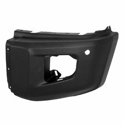 521130C908 BUMPER END, LH (DRIVER SIDE)- SMOOTH TEXTURED DARK GREY/ PTM- W/ SENSOR HOLE OEM auto part