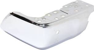521520C040 BUMPER END, LH (DRIVER SIDE)- STEEL- CHROME- W/ SENSOR HOLE OEM auto part