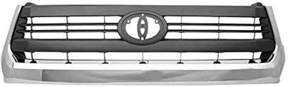 531000C300 GRILLE- MATTE BLACK BILLETS- W/ CHROME MOULDING- STANDARD- CAPA CERTIFIED OEM auto part