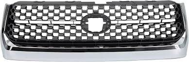 531010C021 GRILLE- MATTE DARK GREY HONEYCOMB- W/ CHROME MOULDING- STANDARD TYPE- CAPA CERTIFIED OEM auto part