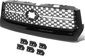 531010C030C0 GRILLE- MATTE DARK GREY HONEYCOMB- W/ GLOSS BLACK/ PTM MOULDING- BLACK CODE 218- STANDARD TYPE Hover For All P OEM auto part