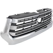 531010C050 GRILLE- SATIN SILVER BILLETS- W/ CHROME MOULDING- CAPA CERTIFIED OEM auto part