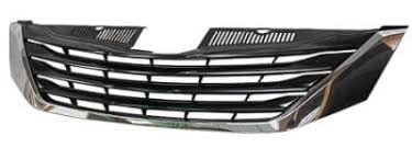 5310108080 GRILLE- GLOSS BLACK- W/ LOWER CHROME MOULDING- W/O ADAPTIVE CRUISE- LE MODEL OEM auto part
