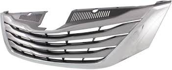 5310108040 GRILLE- MATTE LIGHT GREY- W/ LOWER CHROME MOULDING- W/O ADAPTIVE CRUISE- XLE MODEL- W/O PREMIUM PKG Hover For OEM auto part