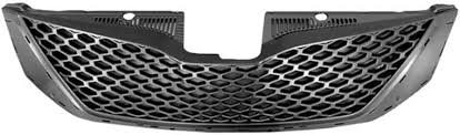5311108070 GRILLE- MATTE GREY MESH- W/ MOULDING HOLES- W/O ADAPTIVE CRUISE- SE MODEL OEM auto part