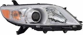 8114508040 LAMP, RH (PASSENGER SIDE)- HID- W/ HALOGEN SIGNAL- CHROME BEZEL- CAPA CERTIFIED OEM auto part