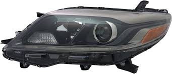 8115008081 LAMP, LH (DRIVER SIDE)- HALOGEN- BLACK BEZEL- W/ LED DAYTIME LAMP- SE MODEL OEM auto part
