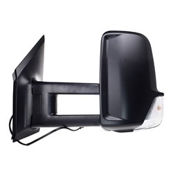 0008105819 MIRROR, LH (DRIVER SIDE)- HEATED- W/ SIGNAL- W/ TOW OEM auto part