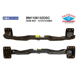 51127315962 BUMPER REINFORCEMENT- DIAMOND STANDARD- CAPA Plan Image