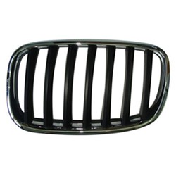 51137157687 GRILLE, LH (DRIVER SIDE)- BLACK/CHROME Plan Image