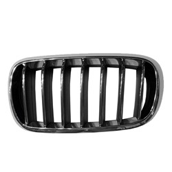51137316061 GRILLE, LH (DRIVER SIDE)- CHROME/BLACK- Plan Image