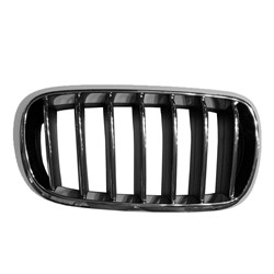 51137316062 GRILLE, RH (PASSENGER SIDE)- CHROME/BLACK- Plan Image