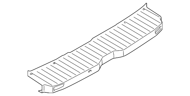 LK4Z17C829EA BUMPER STEP PLATE- PLASTIC- PAINT Plan Image
