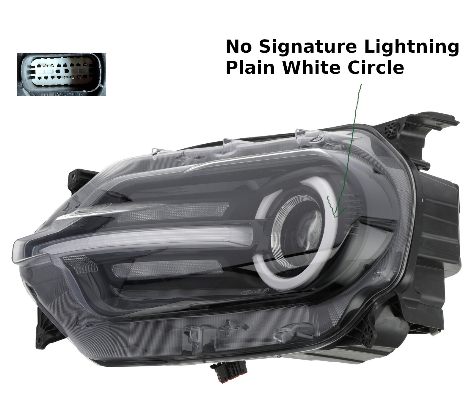 M1PZ13008M LAMP ASSEMBLY, LH (DRIVER SIDE)- Plan Image