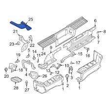 PC3Z17B807AB BUMPER STEP PAD EXTENSION, LH Plan Image