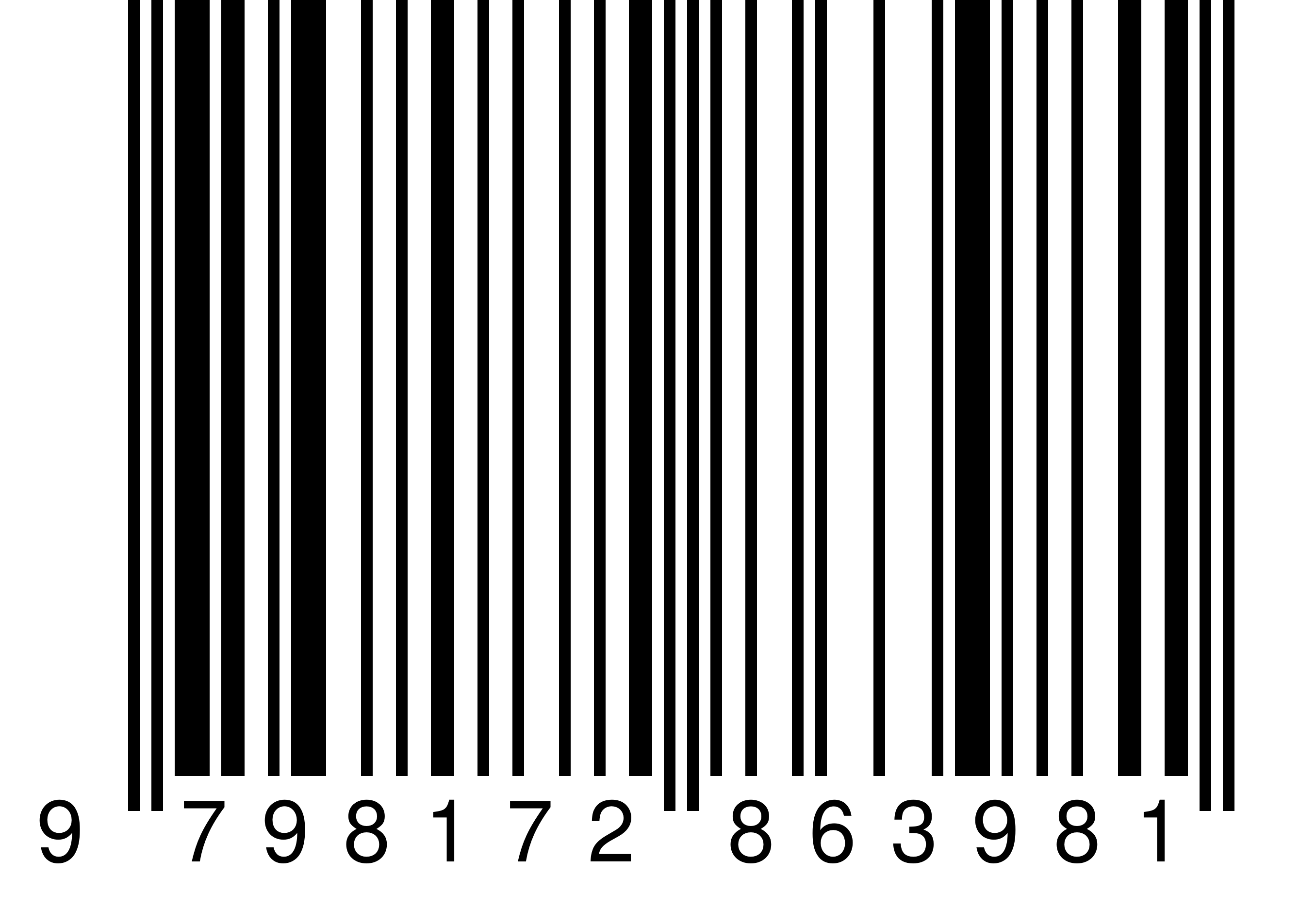 EAN-13 barcode for ISBN 979-8-172863-98-1