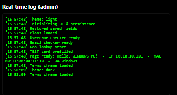 WestNet Captive Portal: Real-time Activity Monitoring