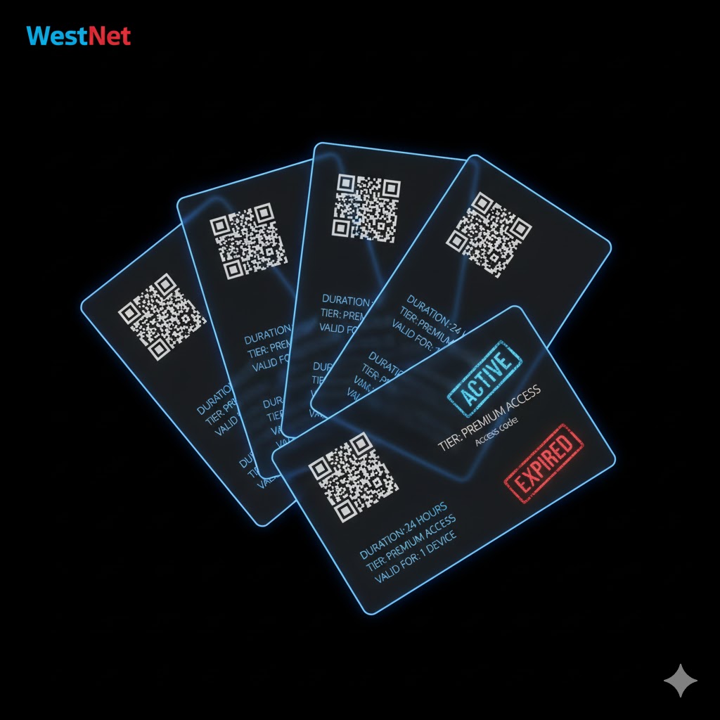 WestNet Captive Portal: Voucher Code Management