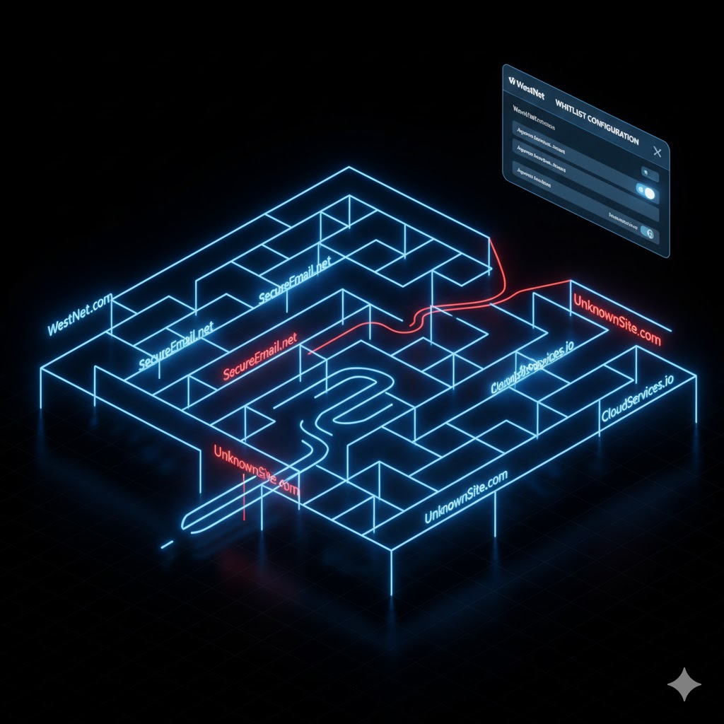 WestNet Captive Portal: Walled Garden Configuration