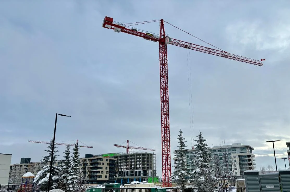 Calgary Construction Crane Count Hits All-Time High With 62 Active Projects