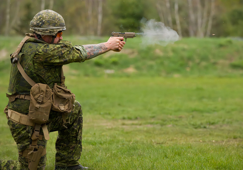 Canadian Military Officer Sues Over Pistol That Fired Without Trigger Pull
