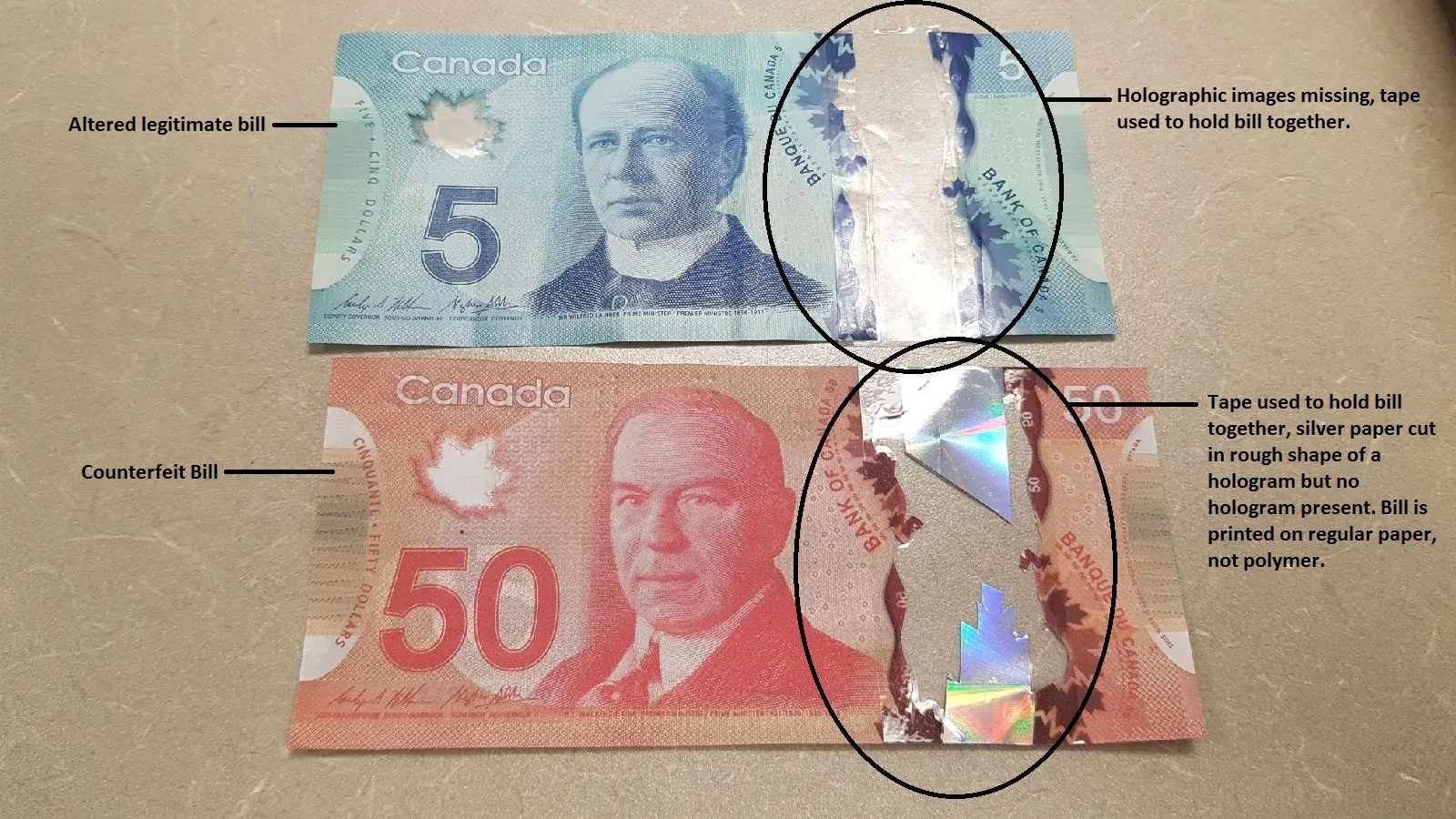Fake Cash Alert: Counterfeit Bills Spreading Across Central Alberta