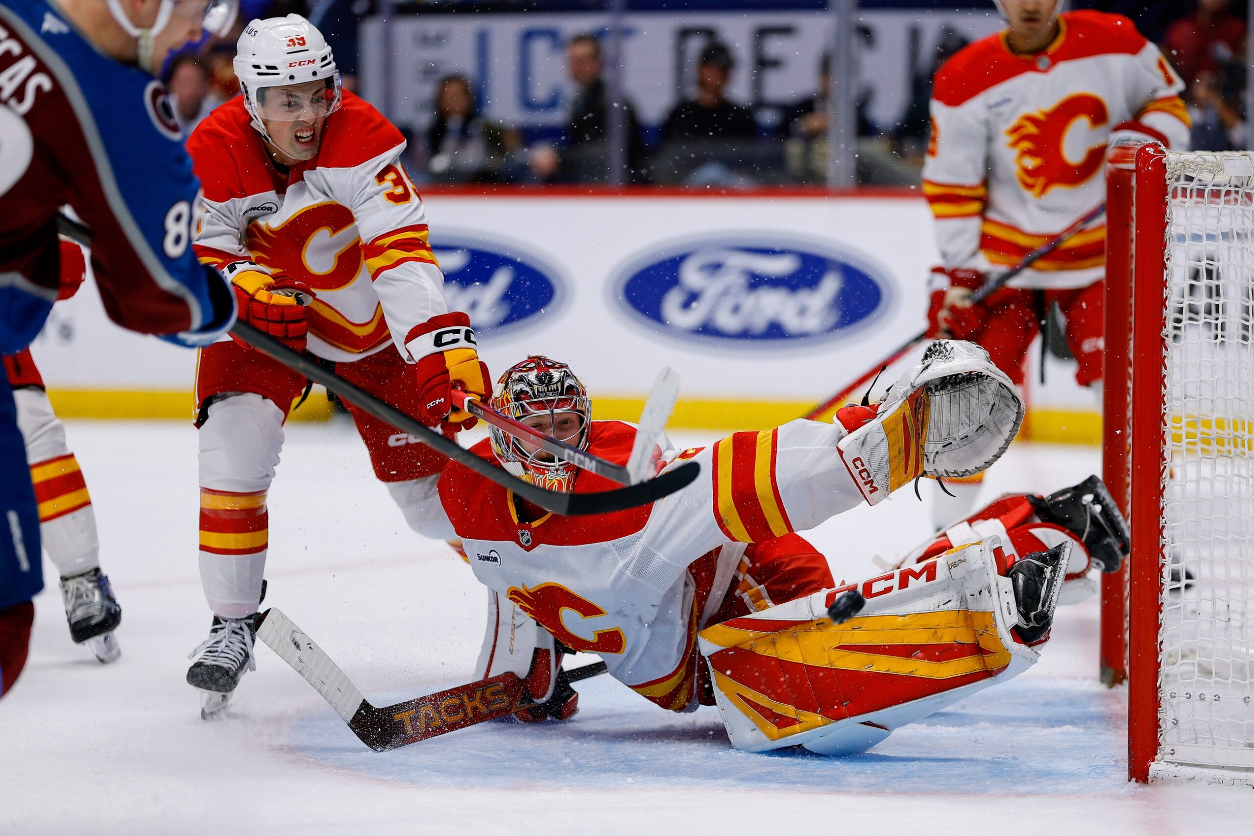 Flames Fall Short Again as Colorado Dominates in Lopsided Matchup