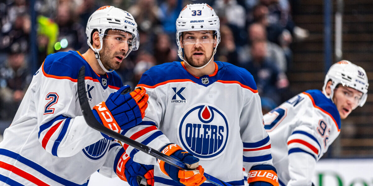 Oilers shake up defensive pairings as McDavid addresses early practice departure
