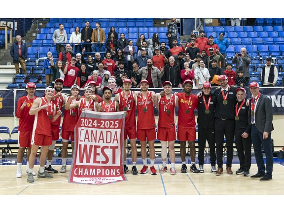 University of Calgary Dinos Capture Canada West Basketball Championship