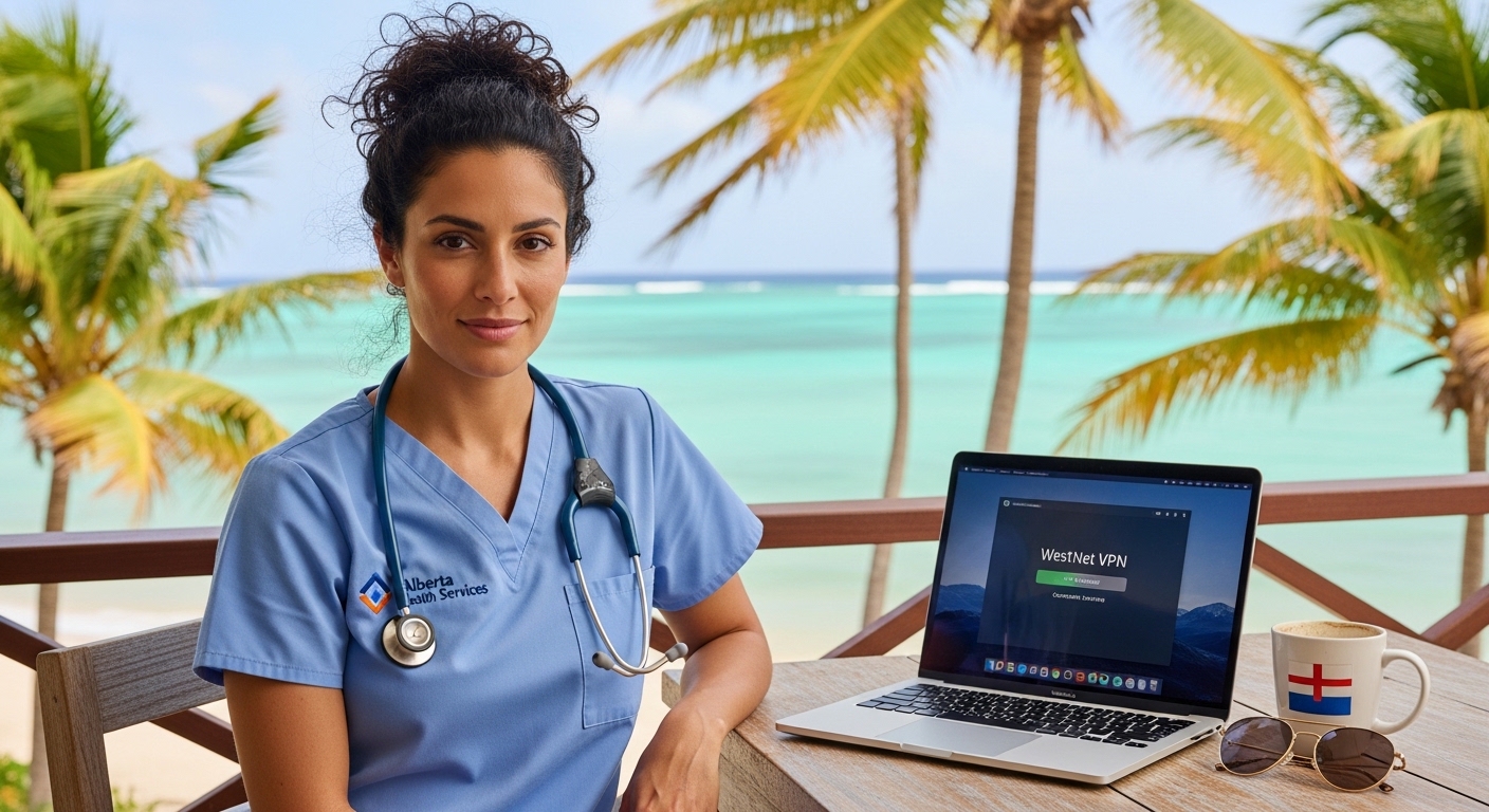 Remote work from home with WestNet dedicated VPN — Calgary and Edmonton