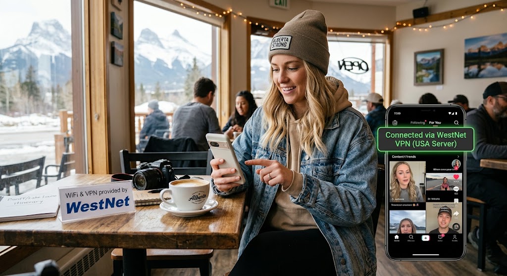 WestNet VPN TikTok access — dedicated IP, never detected